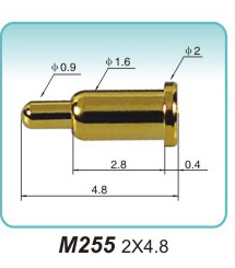 弹簧接触针  M255 2x4.8